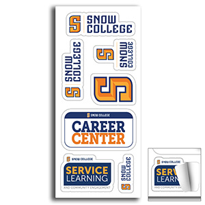 Envelope Size 4&rdquo; x 9&rdquo; Removeable Kiss-Cut Sticker Sheet &ndash; 6 Mil